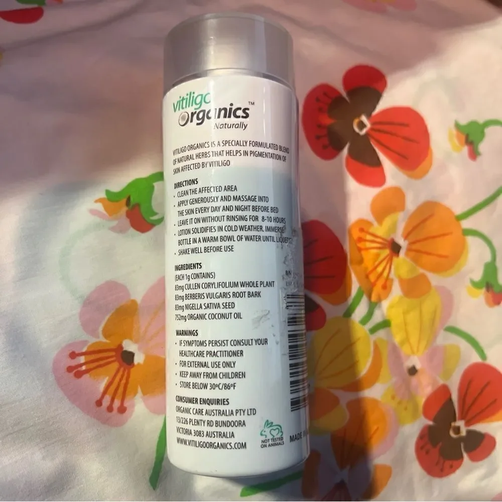 Vitiligo Organics Natural Remedy Lotion
